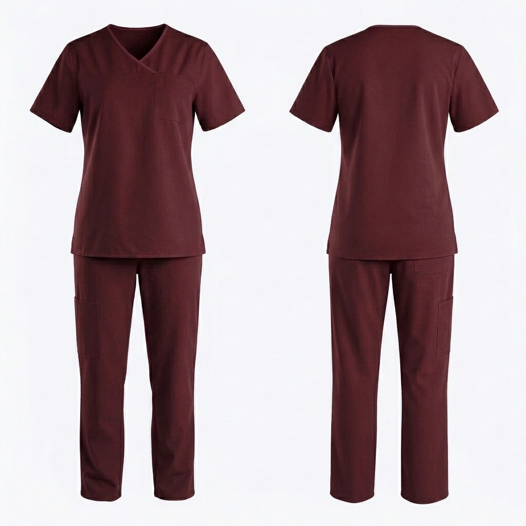 Men's Mock Wrap Scrub Set - MEi